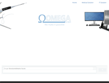 Tablet Screenshot of omegagmbh.com